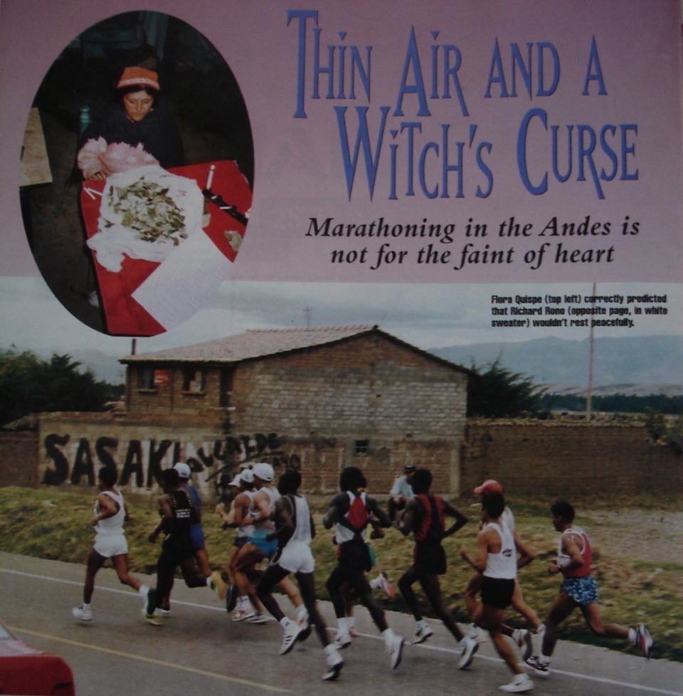 Thin Air and a Witch's Curse: the Marathon of the Andes is not an affair for the faint at heart